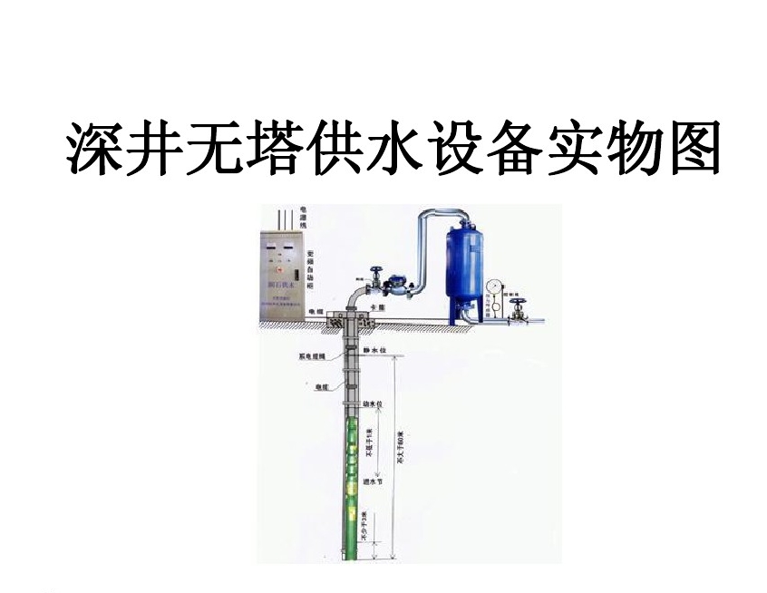 汕尾城区井泵无塔式供水设备